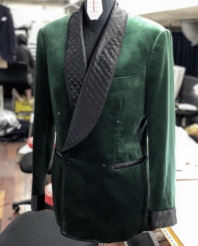 Leisure green velvet men - leisure,