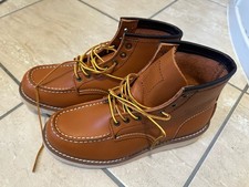 Red Wing 8875 Moc toe Oro-Russet boots UK7.5