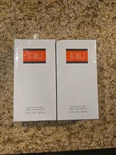Lot Of 2 TABU By Dana 2.3 oz/68 ml Eau De Cologne Spray For Women New In Box