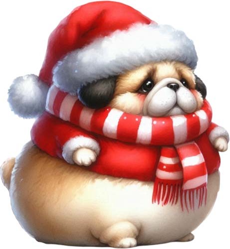 Watercolour christmas funny - christmas,