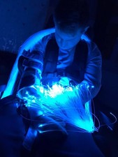 Sensory 2 Metre Fibre Optic Tails and Light Source (150/450pcs)