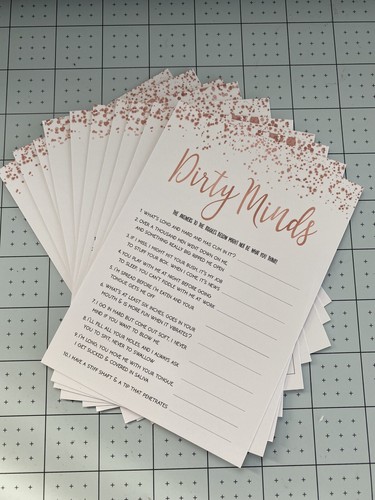 Pack dirty minds card - of,