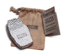 1 Kilo Tombstone Silver Nugget Bullion Bar .999 Fine Silver 32.15 ounces #A262
