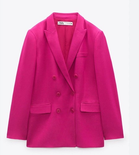 Bnwt woman zara fuchsia loose - fuchsia,