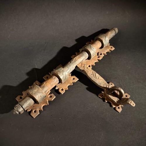 Moroccan hand forged door - door, bolt