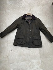 Barbour Women's Waxed Olive