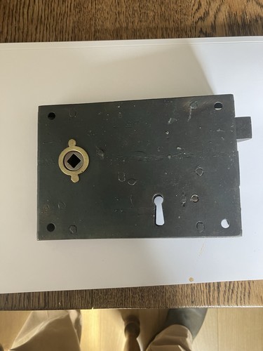 Victorian rim lock with - rim, period