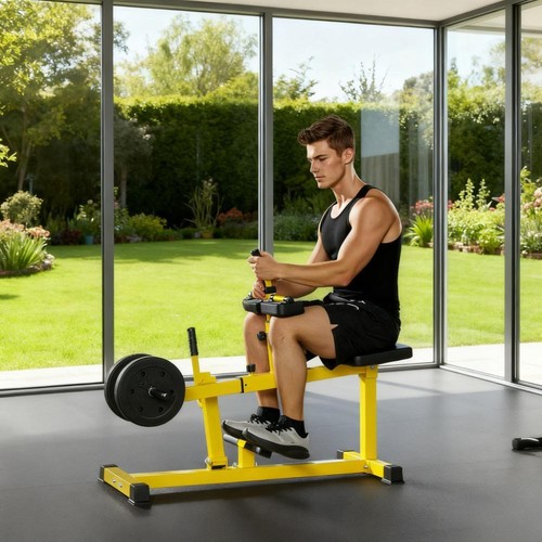 Seated calf raise machine - seated,