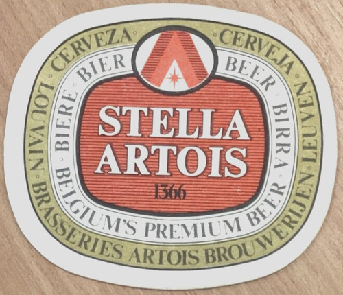 Stella artois beer mat - stella,