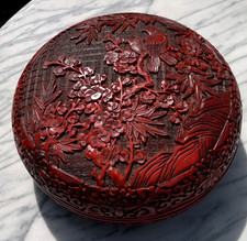 Antique Chinese Carved Red