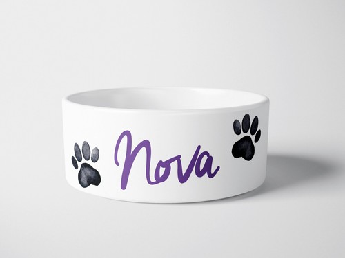 Personalised ceramic dog - ceramic,