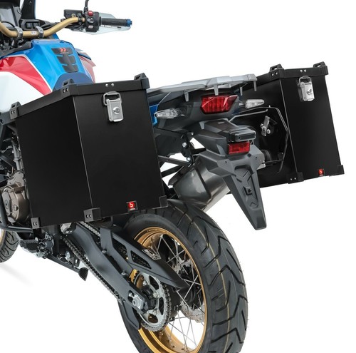 Aluminium panniers set - panniers,