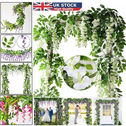 2x7ft artificial wisteria vine - wisteria,
