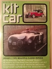 Kit Car May 1983 Jaguar C Type Replica, NG TA, Dutton Phaeton, Wyvern
