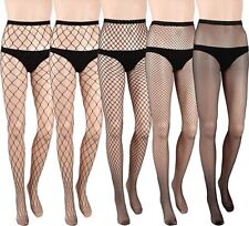 Women Sexy Fishnet Tights Stockings Black Patterned Fish Net Socks Pantyhose UK