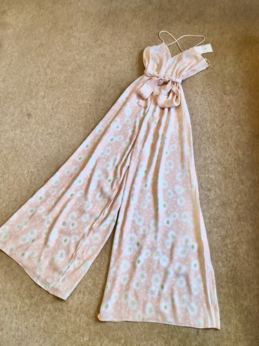 Zara peach floral long printed - long,
