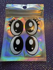 Felt Eyes For Crafting/Amigurumi/Handmade Toys. Set Of 3. Plain White. 1.2 Inch.