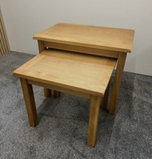 Oak Nest of Tables Set of 2