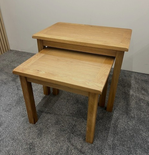 Oak nest tables - of, 2