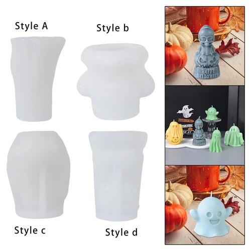Ghost candle mould - candle, resin