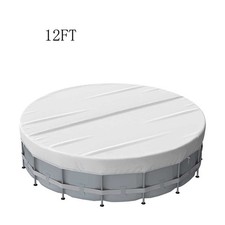 Round Pool Cover 1Pcs Foldable For Above Ground Outdoor Swimming Cover Brand New