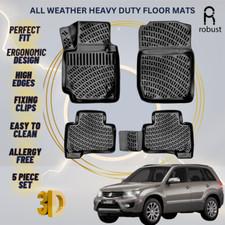 Floor Mats Liners For Suzuki Grand Vitara 2005-2014 All Weather Heavy Duty Rugs