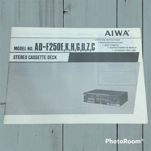 Aiwa f250 stereo cassette - aiwa,