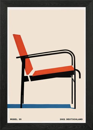 Bauhaus chair poster - chair,