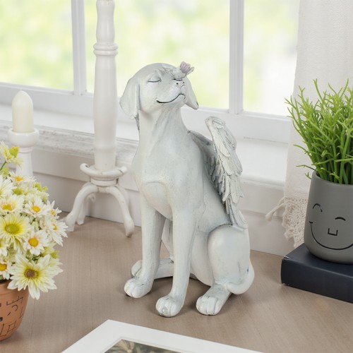 Inch angel dog sculpture pet - inch,