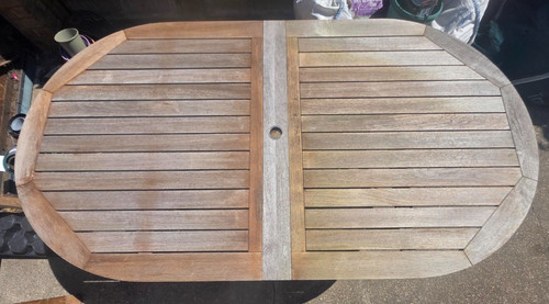 Neptune extending garden table - extending,