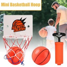 Mini Basketball Hoop Two Balls One Pump One Frame New L5 F3H7 D3P7