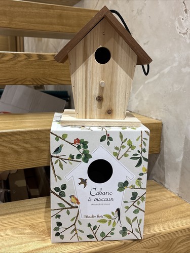 Moulin roty wooden bird - bird, house