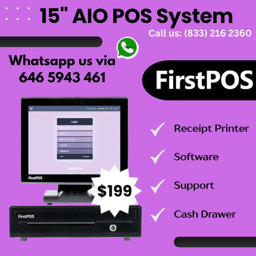 Touchscreen pos cash - 15",