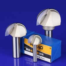 1/2" & 1/4" Core Box Router Bit Woodworking Round Nose Cove Core Box Router Bit
