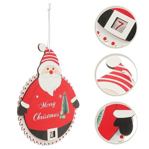 Wooden hanging advent - wooden,