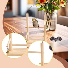 Bird Playground Parrot Playstand Play Gym Training Playground Bird Wooden Stand
