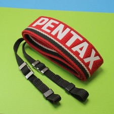 Pentax slr camera strap, red