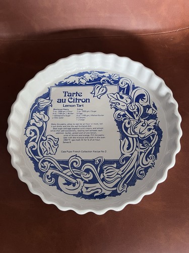Vintage 1980s flan dish - 1980s,