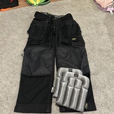 Snickers 3223 Floor Layers Trousers Size 96 W 35 L 30 with knee pads