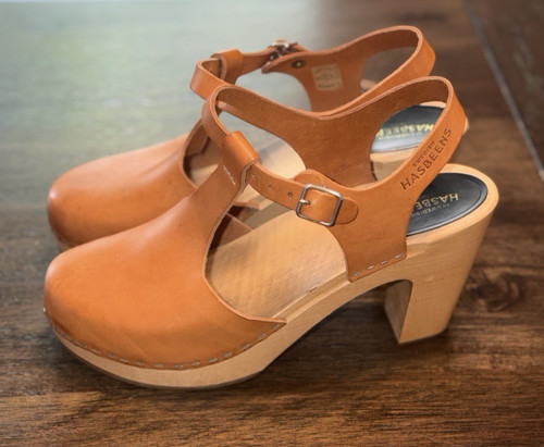 Swedish hasbeens covered clogs - hasbeens,