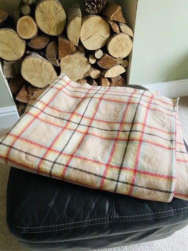 Vintage welsh wool blanket - vintage,