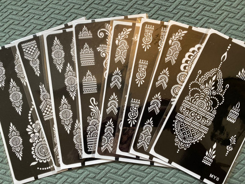 New henna stencils mehndi - new,