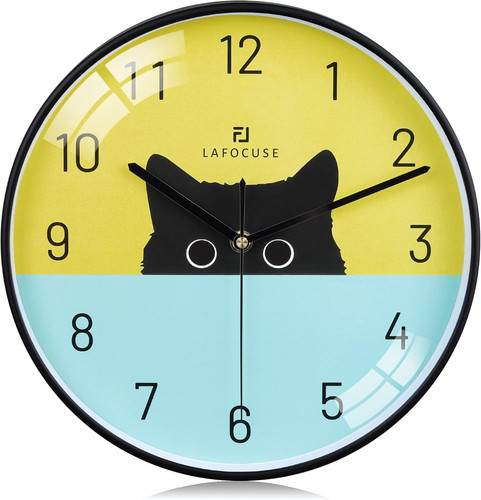 Inch silent black cat wall - silent,
