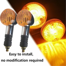 2 set Signals Turn Motorcycle yellow Lights Honda For Shadow Spirit 1100 750 New