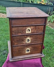 Edwardian Oak Table Cabinet