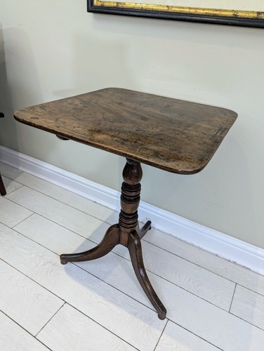 Antique georgian mahogany tilt - georgian,