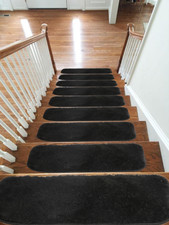 Microfiber Stair Treads NON-SLIP MACHINE WASHABLE Mats/Rugs, 20x55cm, 13pc -15pc