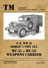 WWII Vehicles Technical Manual Vol.31 US WC51-WC52 Dodge Carrier (48 pages)
