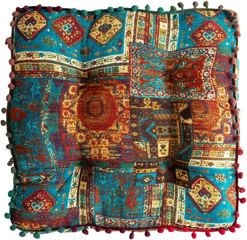 Bohemian patchwork square - bohemian,