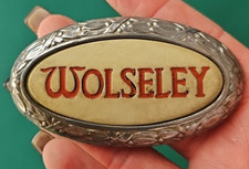 ORIGINAL VINTAGE WOLSELEY 24/80 MK1 MK2 GRILLE BADGE LIGHT BLUE STREAK 6 MOWOG
